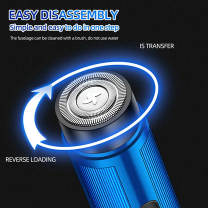 Men's Mini Electric Shaver, Electric Shaver, Rechargeable Shaver, Women's Men's Shaver, Car Mini Shaver, Electric Shaver Tool