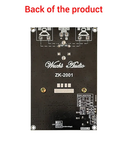 TPA3221 Pure Rear Digital Power Amplifier Board 100W+100W Dual Channel Stereo Audio Amp DC 10-30V for Car Home Speaker Subwoofer