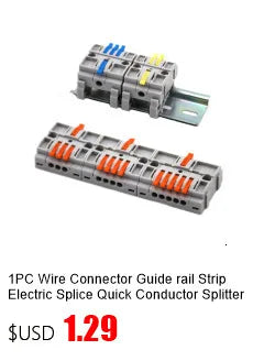 Wire Connector 1 Input Multiple Output Electrical Splitter Push-in Terminal Block Butt Home LED Light Quick Wiring Connectors