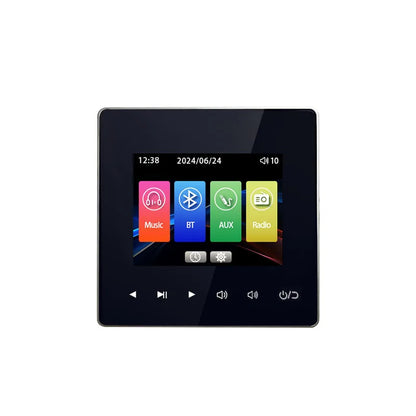 Home theater Background music system audio in wall power amplifier bluetooths player sound TF AUX control panel ceiling speakers