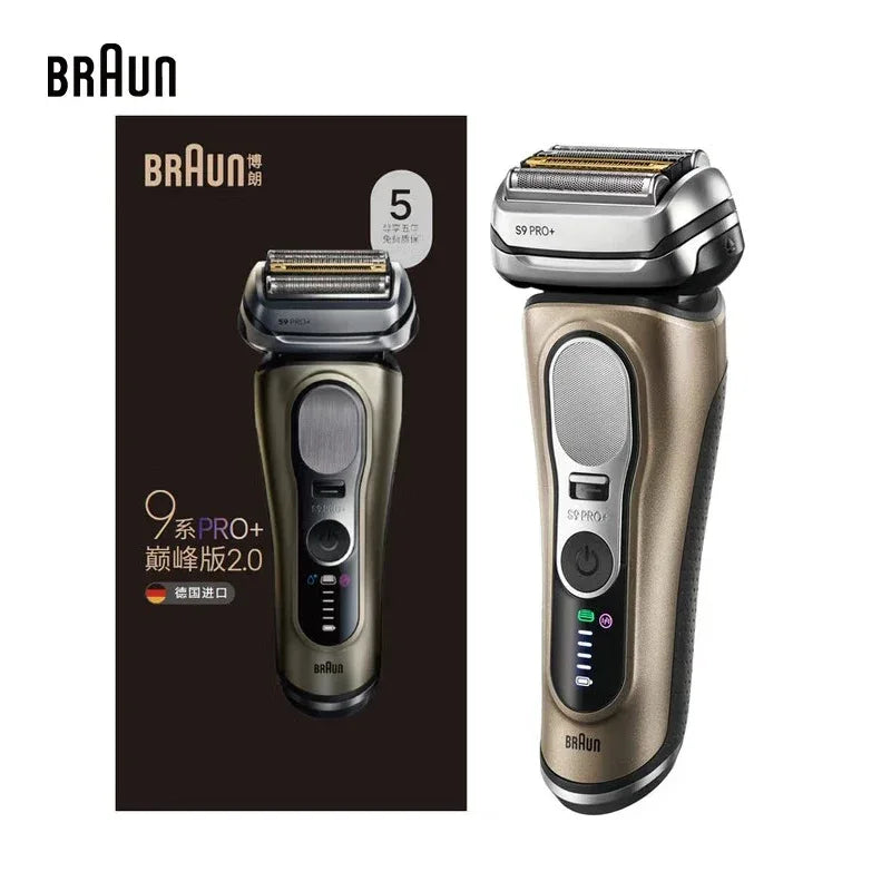 Braun Electric Shaver S9 Reciprocating Razor Rechargeable Men's Shaving Machine Wet Dry Double Use Floating Head Hair Cutting Ma