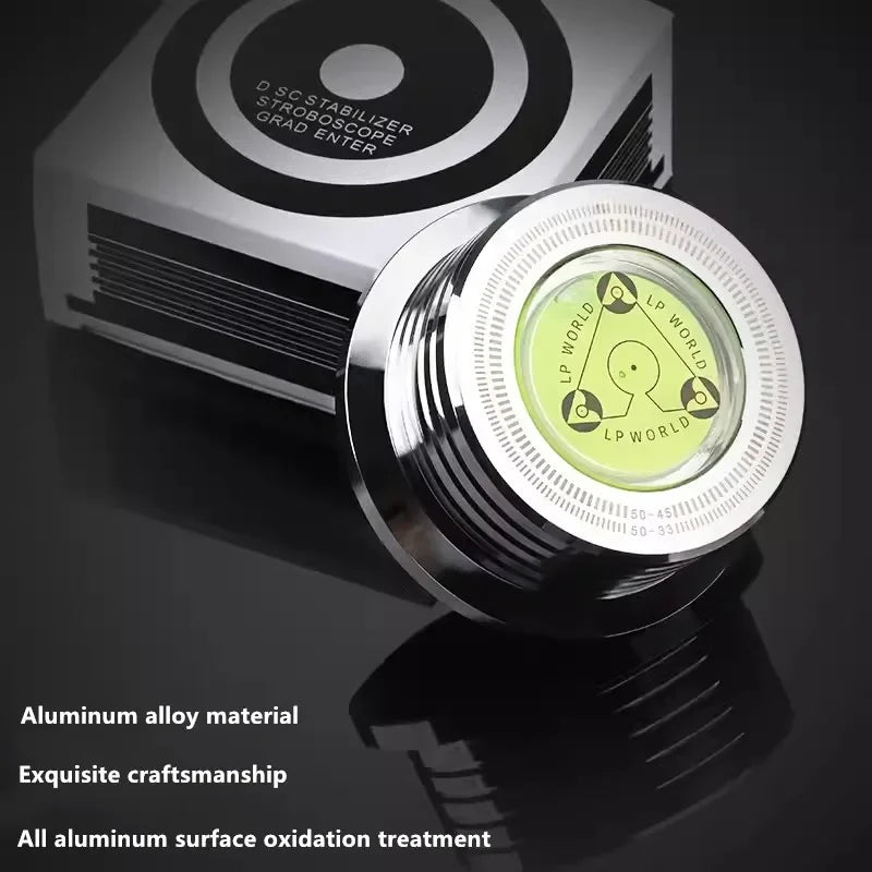50Hz Alloy LP Vinyl Record Player Disc Turntable Stabilizer Level Aluminum Weight Clamp Music Player Consumer Electronics