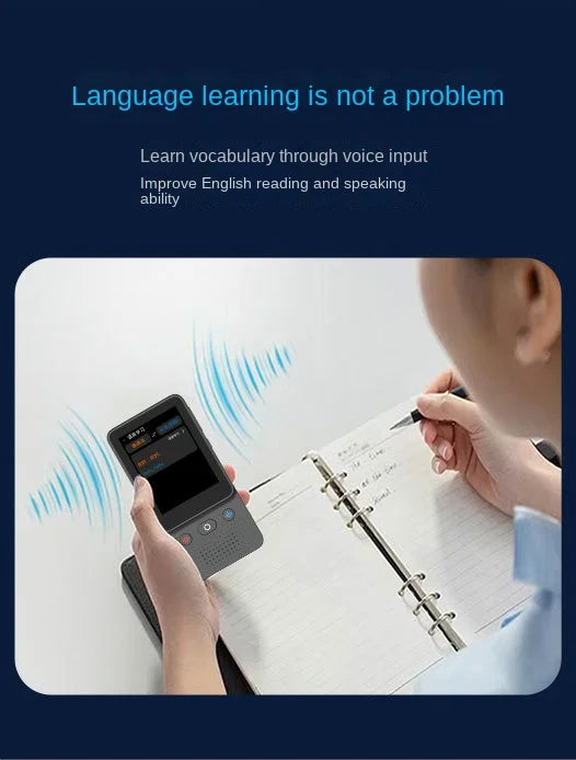 AI Intelligent Voice Translation Machine for 138 Online Languages, Photo Translation, Recording, Transcription, and Translation