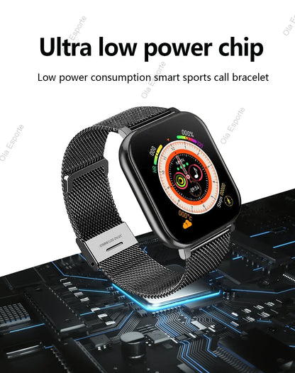 2026 New Smart Watch For Android IOS 1.83Inch Color Screen Bluetooth Call Blood Oxygen/Pressure Monitoring Smart Watch Women Men