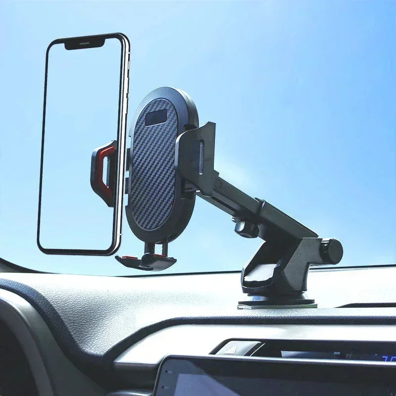 Universal Sucker Car Phone Holder 360° Rotation Windshield & Dashboard Mount Mobile Cell Support Bracket for Smartphones