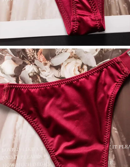 Letter Sexy Panties Women Thongs Rhinestones Diamonds G-string Sports Thong Low Waist Shorts Briefs T-back Fitness S-XL