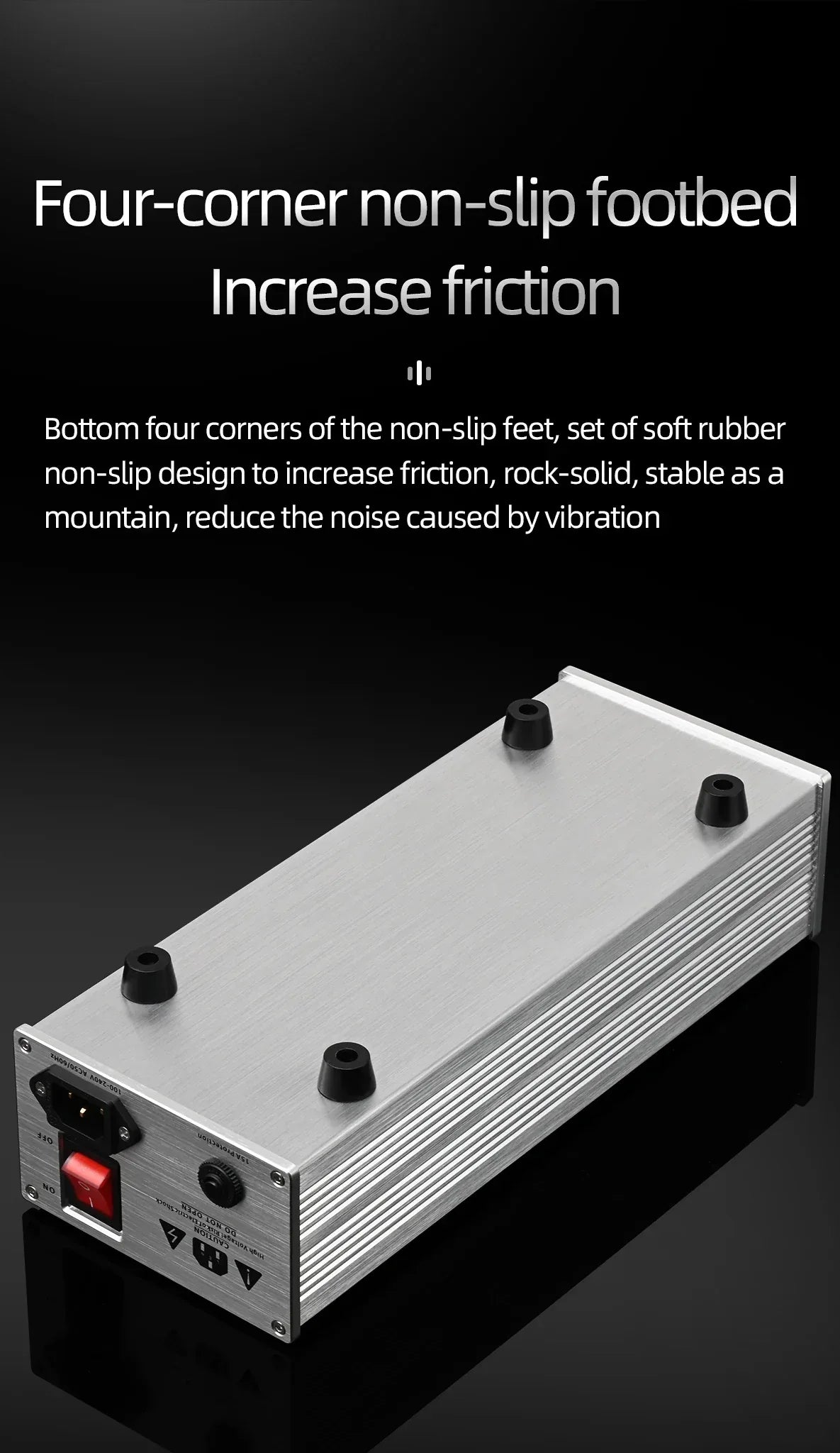 Hi-end EU Hifi Power Filter for Standard EU Socket Noise-free Audio Purifier Filter Power Conditioner with EU Outlets Strip