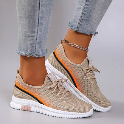 Women's summer breathable mesh flat shoes，women's shoes，casual sneakers shoes, clearance free shipping