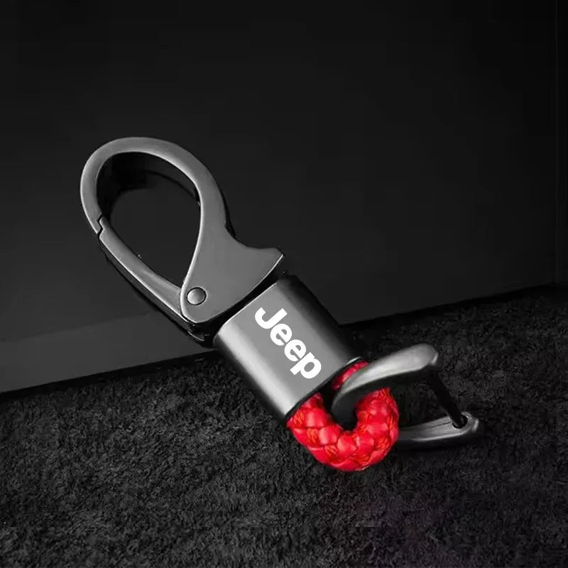 Car Keychain Auto Keyring Accessories For Jeep Renegade Compass Grand Cherokee Wrangler jk Gladiator Patriot