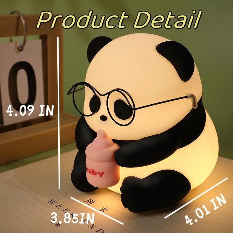 Cute Axolotl Night Light Silicone Nursery Sleeping Lamp Touch Control Nightlights USB Rechargeable Table Lamp for Baby Child