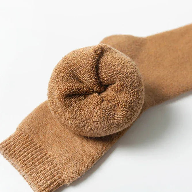 1 Pair Solid Color Wool Socks Men's Sock Women Socks Against Super Thicker Winter Socks High Quality Cold Snow Sock Merino Socks