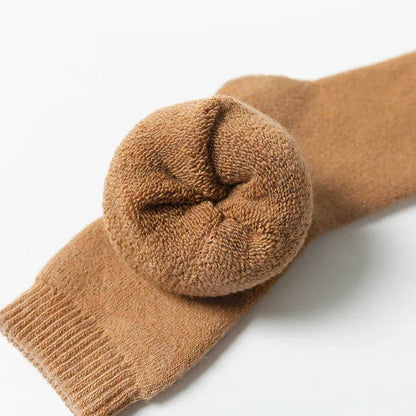 1 Pair Solid Color Wool Socks Men's Sock Women Socks Against Super Thicker Winter Socks High Quality Cold Snow Sock Merino Socks