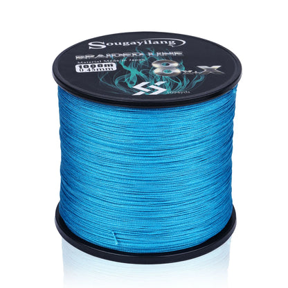 Sougayilang 9 Strands Strong PE Fishing Line Wires 300M 500M 1000M  Strong Abrasion Resistance Multifilament Fishing Line