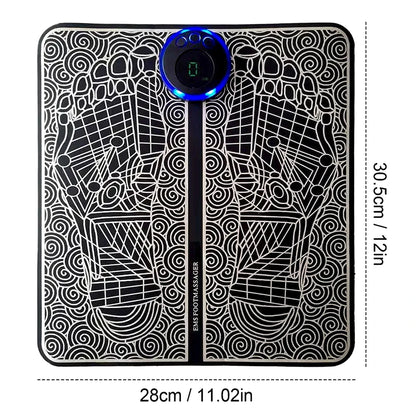 Foot Massager EMS Rechargeable Massage Mat Foot Relaxation Pads Electric Foot Massage Tool To Relieve Sore Feet Home Fitness