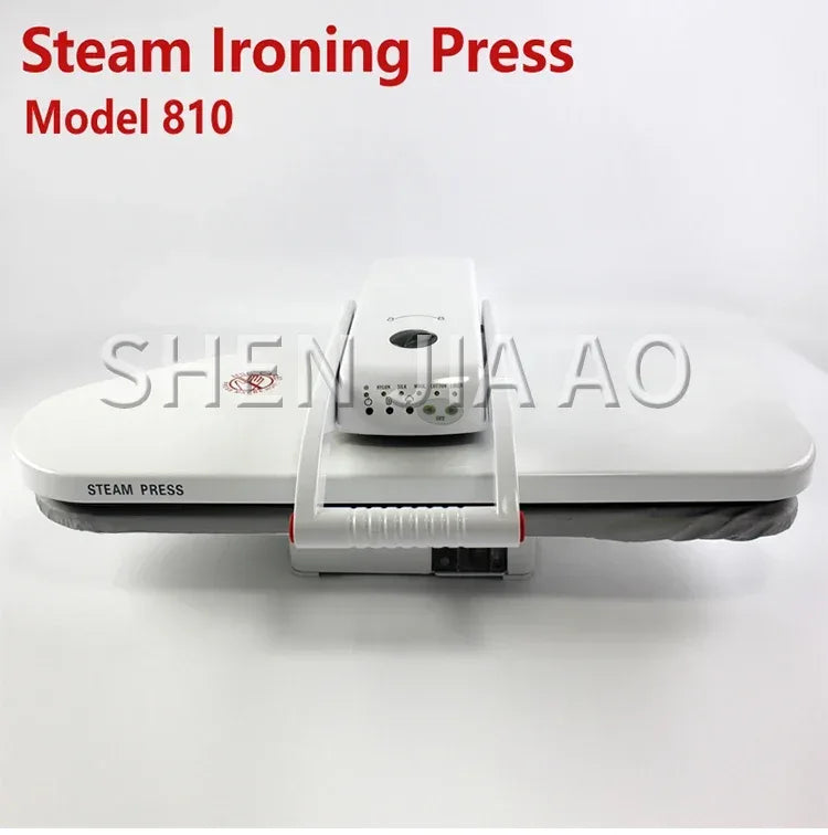 Steam Iron Family Hotel Commercial Large Area Ironing Machine Model 810 Table Steam Ironing Machine 1600W Dry Press for Laundry