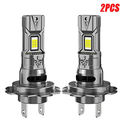 H7 H4 LED Bulb CANBUS Car Headlight High Power Auto Spotlights Super Bright Turbo Light Mini Wireless LED Headlamp Plug&Play 12V