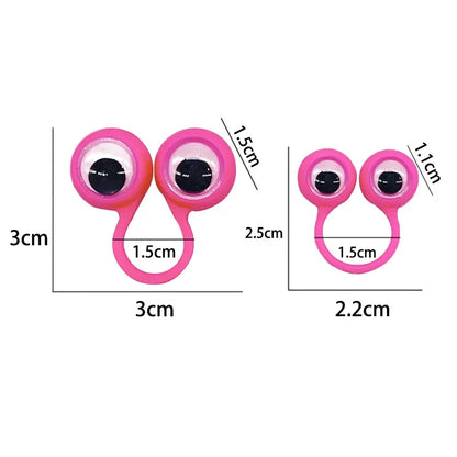 5/10/20Pcs Active Eye Ring Children Parent-child Props Cool Practical Jokes Finger Toys personality Event Giveaway Gags Gifts
