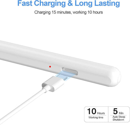 Stylus For Apple Pencil 2025 Magnetic Wireless Charging iPad 11 13 M2 M3 Pro 12.9 11 Air 4 5 Mini 6 for iPad Tilt Palm Rejection