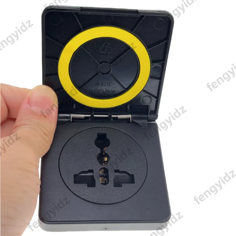 EU US AU UK Universal Waterproof Industrial Socket 10/16A 250V IP44 AC Power Connector Plug Electrical Socket With cover