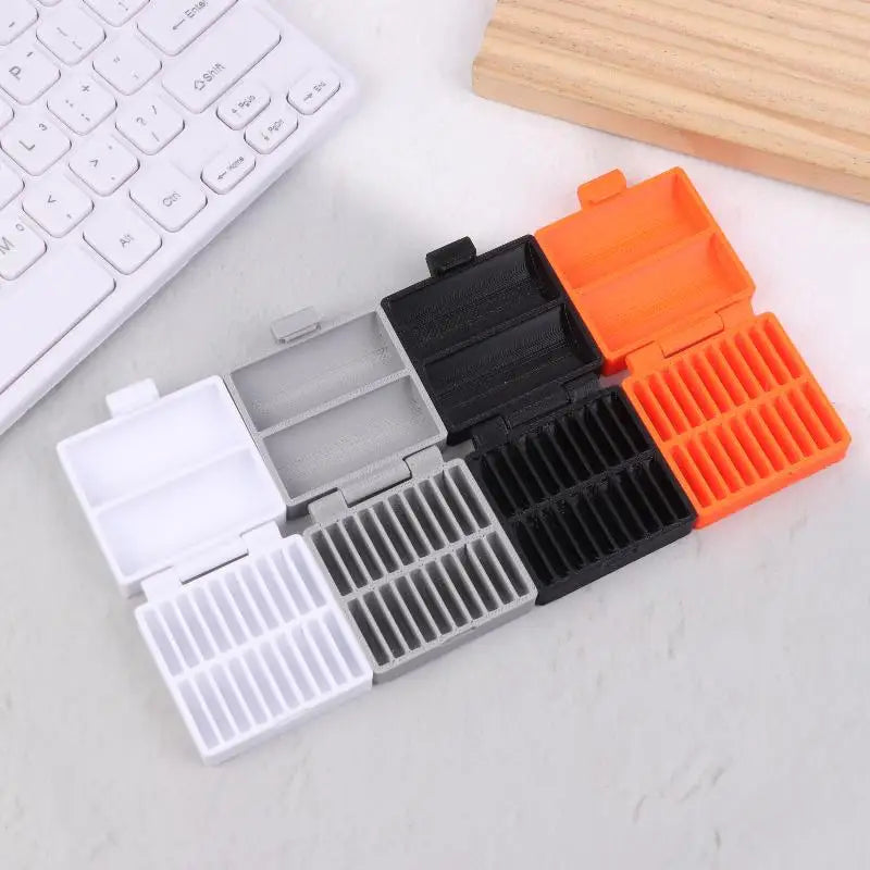 Wholesale 20-Hole CR2032 Battery Box Coin Cell Battery Storage Case Small Battery Organizer Portable Batteries Protective Holder