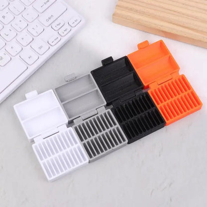 Wholesale 20-Hole CR2032 Battery Box Coin Cell Battery Storage Case Small Battery Organizer Portable Batteries Protective Holder