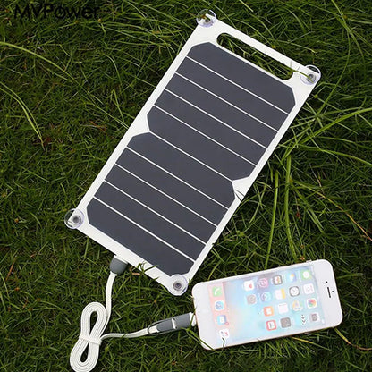 Portable 25-35W Sunpower Solar Panel 5V USB Charger for Power Bank Smartphone Outdoor RV Camping Home Solar Charger