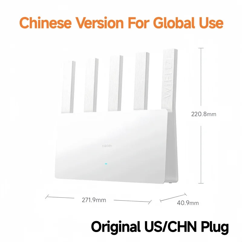 Xiaomi BE5000 Router Wi-Fi 7 Dual-Band Mesh System 2.4/5GHz with 2.5G Port IPTV Support OFDMA Signal Boost for Home or Gaming