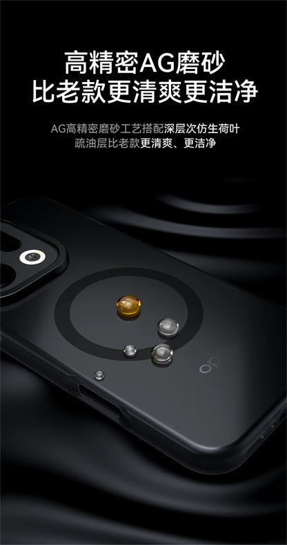 For OPPO Find X9 Pro FindX9 Case Luxury Skin-Touch Matte Magsafe Shockproof Back Cover For OPPO Find X9 Wireless Charging Funda