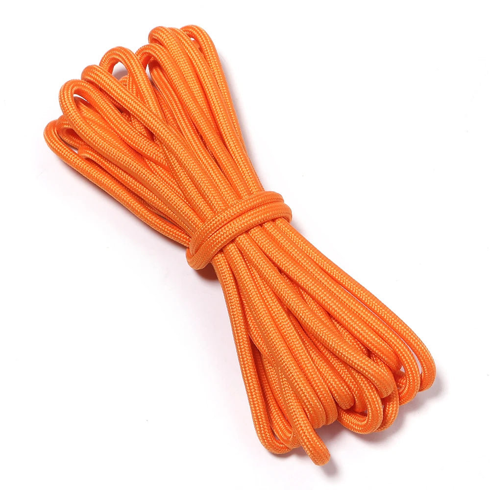 5yards/lot 5mm Colorful Polyester Braided Rope For Jewelry Making DIY Keychian Lanyard Bag Pendant Handcraft Accessories