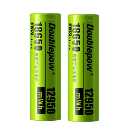 2pcs/lot 18650 rechargeable battery 12950mwh 3.7V lithium battery with 2 slot multi-function charger