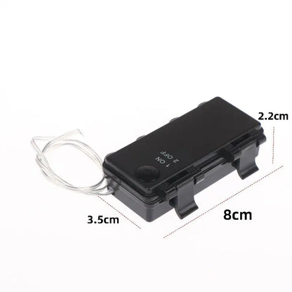 1Pcs 2 Sections AA Battery Holder 3V No.5 Waterproof And Dustproof Battery Cartridge With ON-OFF DIY Accessories