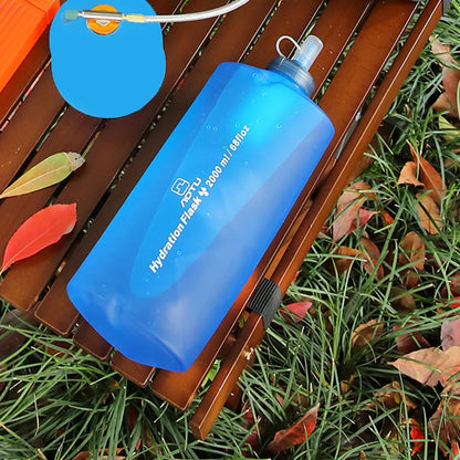 Hydration During Adventures 2000ML Sports Bottle Portable Sports Water Bottle Backpack Leak-Proof Water Bottle