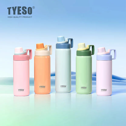 Tyeso Vacuum Flask for Men Women Stainless Steel Outdoor Water Bottles for Cycling Hiking 750ml 900ml Portable Water Bottle