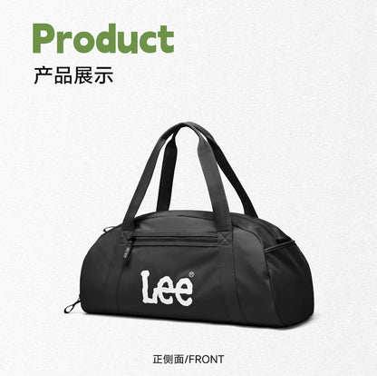 LEE Waterproof Sports Fitness Gym Bag Women Men Large Capacity Yoga Shoe Compartment Dry Pocket Luggage Travel Bag