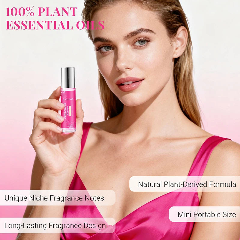 Pheromones Perfume For Women To Attract Men,Long Lasting Roll On Scent,Fruity Floral Eau De Parfum,Jasmine/Violet/Musk Fragrance