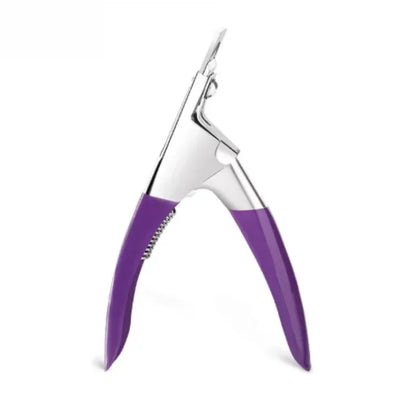 Professional U-Shaped False Nail Cutter, Straight Edge Fake Nail Tip Clipper, Manicure Pliers Nail Capsule Guillotine Tool