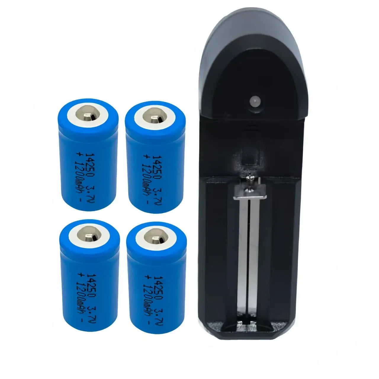 4pcs/lot 14250 rechargeable lithium battery LS14250 ER14250H 1/2-R6 1/2 AA 1200mah rechargeable 3.7V lithium battery