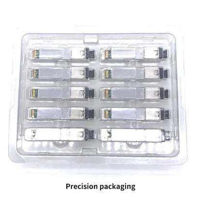FTTH 1.25G RJ45 SFP 3/10/20km Gigabit Module 10GBase-Tx Ethernet Fiber Optic Module FTTH Compatible with Cisco/Mikrotik Switch
