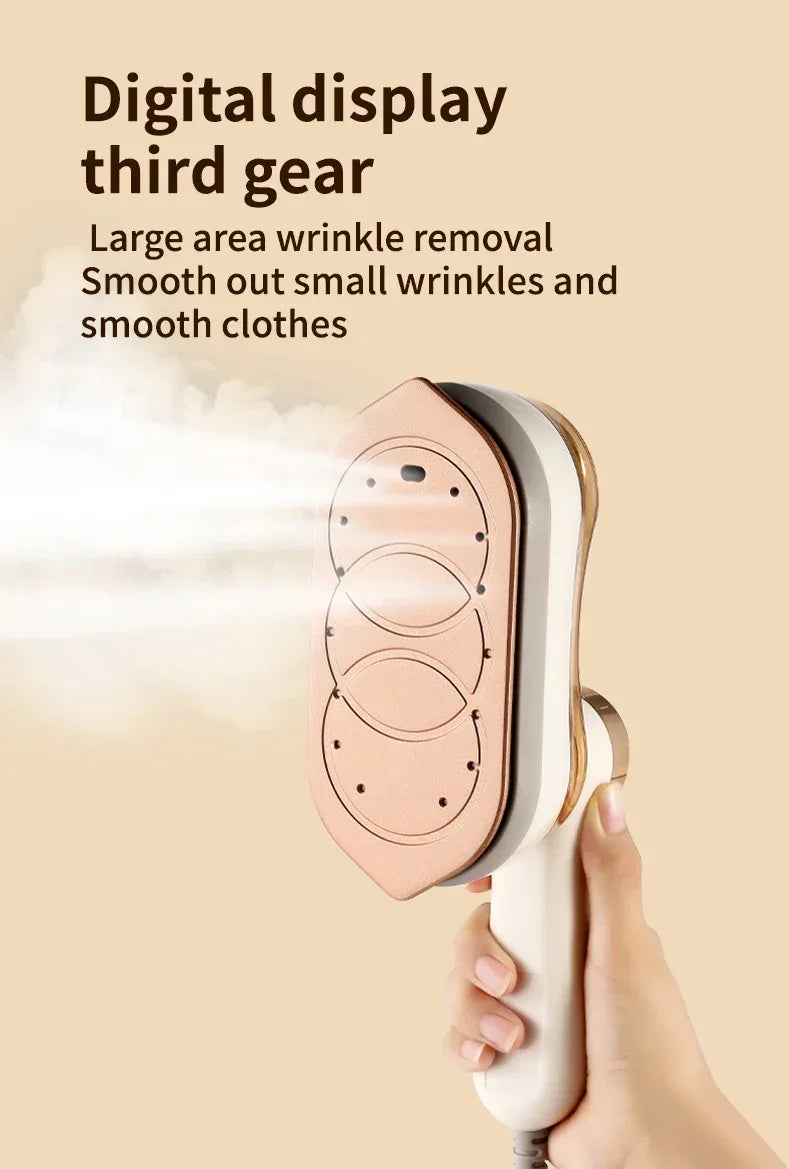 High Power Handheld Steam Iron 1200W Household Three-speed Garment Steamer Portable Travel Electric Iron