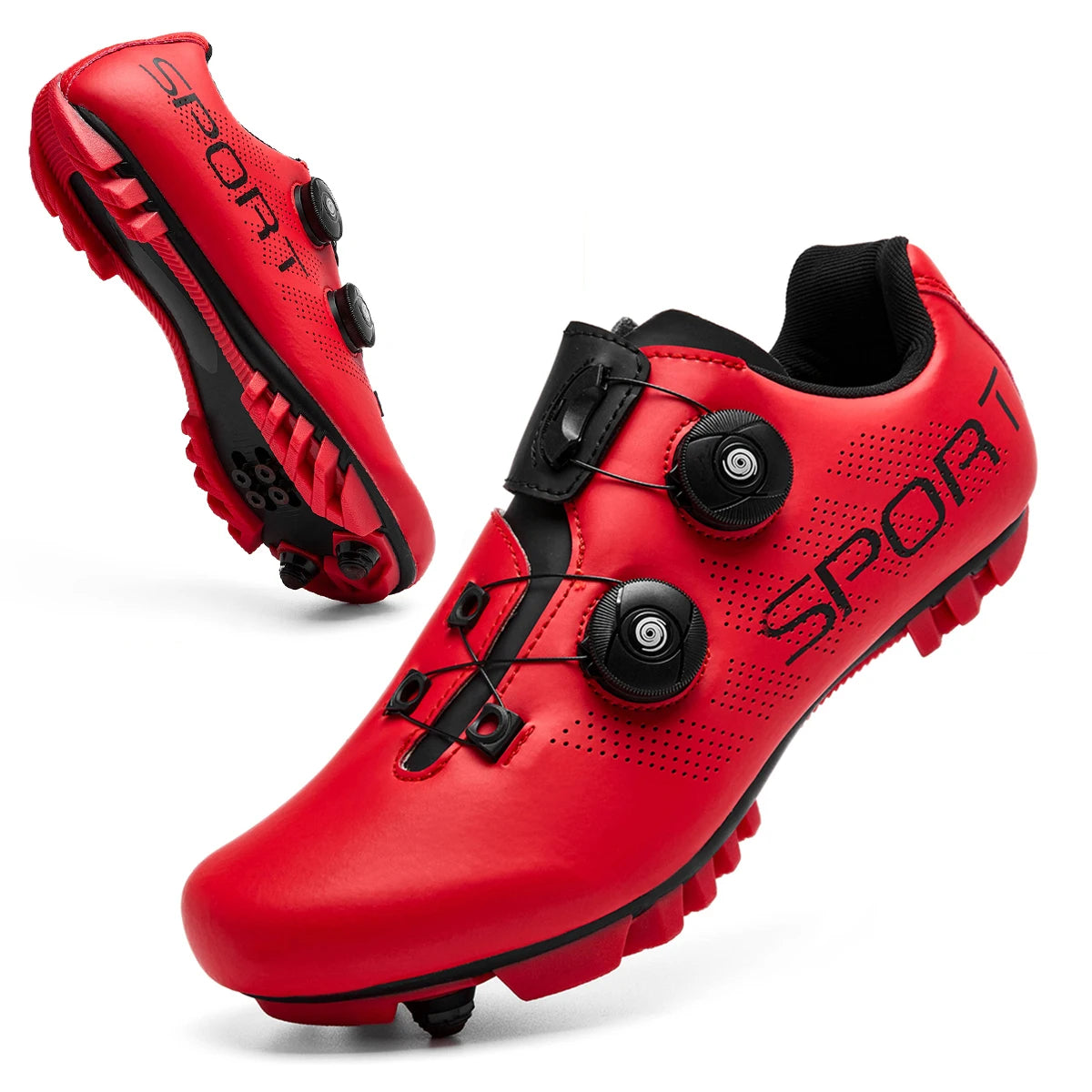 Cycling Sneakers Breathable MTB Shoes Men Women Trail Mountain Bicycle Riding Shoes Sport Road Bike Shoes Spd Pedal Cycle Shoes