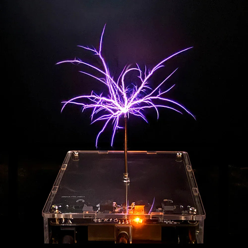 10cm Tesla Coil Arc Generator Touchable Artificial Lightning for Physics Teach Electromagnetic Science Popularization Experiment