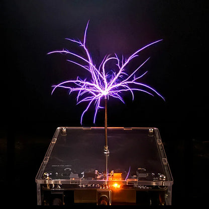 10cm Tesla Coil Arc Generator Touchable Artificial Lightning for Physics Teach Electromagnetic Science Popularization Experiment