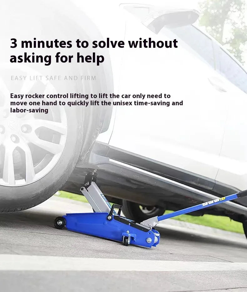2 Ton Auto Hydraulic Jack Vehicle Oil Pressure Tire Replacement Lifting Repair Tool Car Emergency Curbside 13cm-30cm