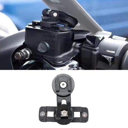 Phone Holder Stem Triple Tree Fork Mount Clamp Mobile Phone Stand Motorcycle Mirror Navigation Phone Support Handlebar Bracket