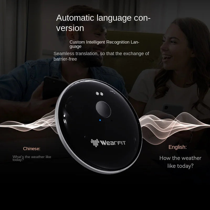 Smart Translating AI 102 Phone Assistant Language Translate Bluetooth Voice Translator Portable Audio Recognition Translation