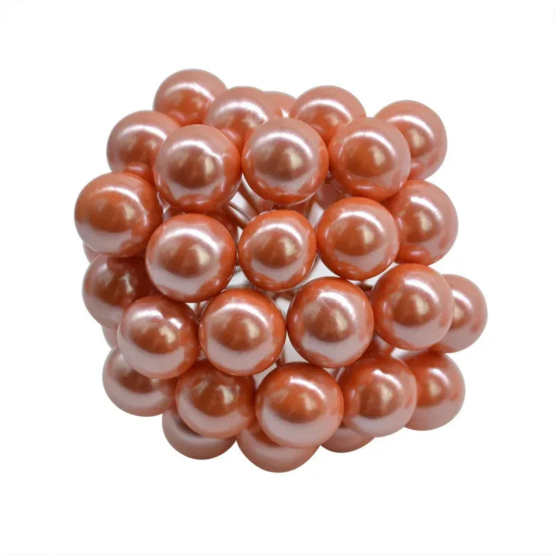 50Pcs/lot Mini Artificial Flower Fruit Stamens Cherry Christmas Plastic Pearl Berries for Wedding DIY Gift Box Decorated Wreaths