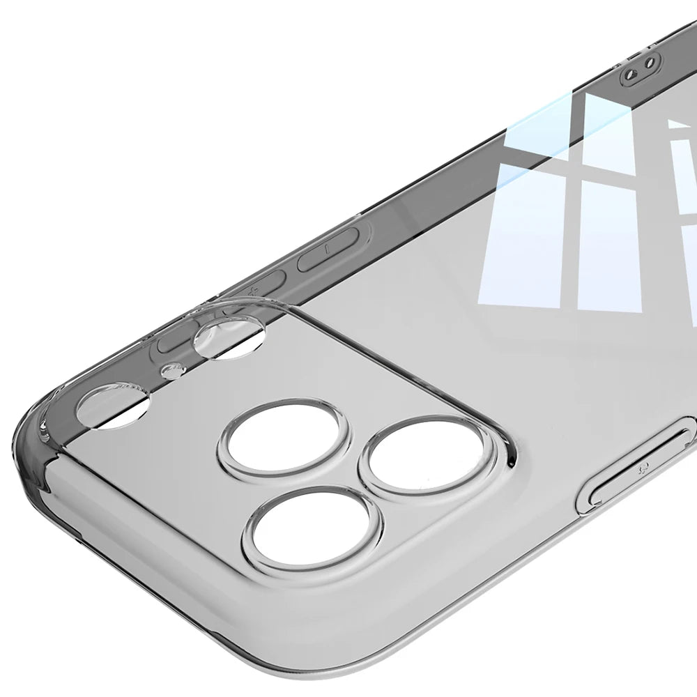 Transparent Black Silicone Soft Case For iPhone 17 Air 16 16E 15 14 13 12 Pro Max Plus Mini Clear Ultra Thin Back Cover Shell 17