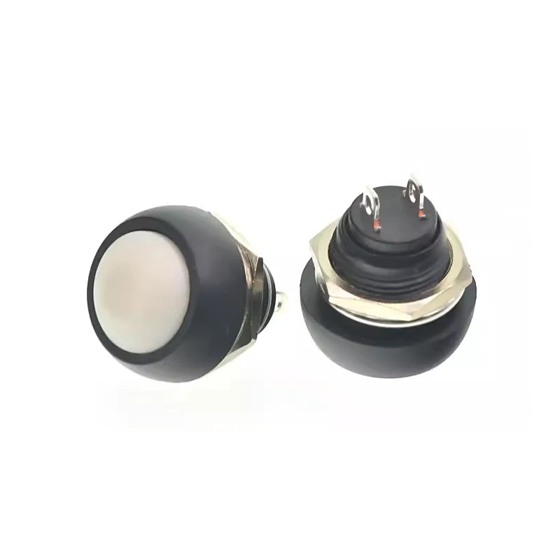 1-10PCS PBS-33B 12MM Small Pushbutton Switches Waterproof Switch Self-resetting Round Without Locking PBS-33B Push button switch