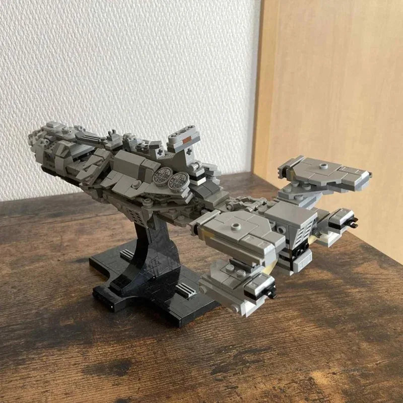 MOC Custom Starship Troopers Destroyer Building Blocks Model Space Wars Games DIY Assembly Bricks Children's Toy Christmas Gift