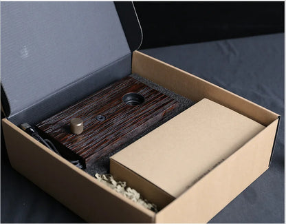 Waterless Pure Essential Oil Diffuser Nebulizer Aromatherapy Diffuser Electric Wooden Glass Home Aroma Essential Diffusers